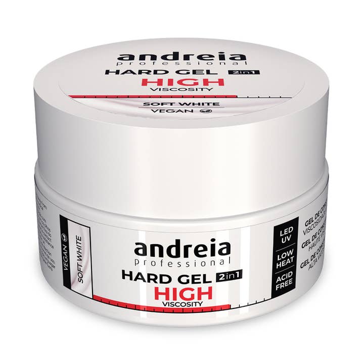 Gel dur Andreia Professional, haute viscosité, blanc doux, 22 g pour la vente par Andreia Professional