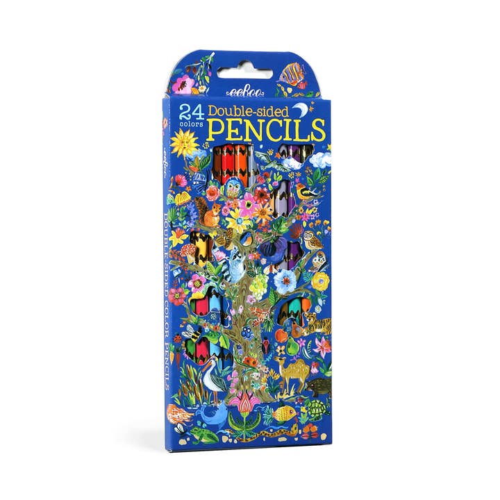 Tree of Life 12 Double-Sided Pencils for wholesale by eeBoo