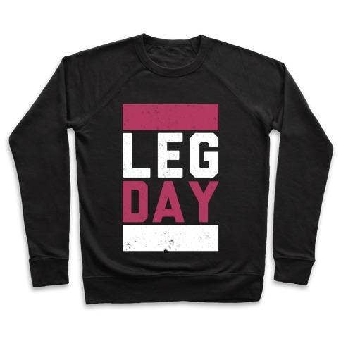 MOLETOM COM GOLA REDONDA PARA O DIA DA PERNA por atacado de True Modern