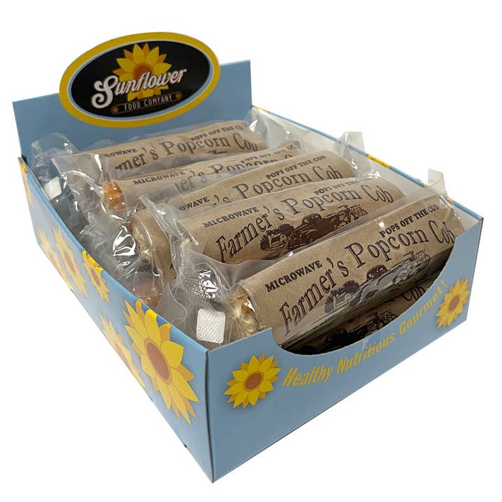 Sunflower Food Company - Wholesale Popcorn - Farmers Popcorn-You will receive two -10 cob Counter Display0