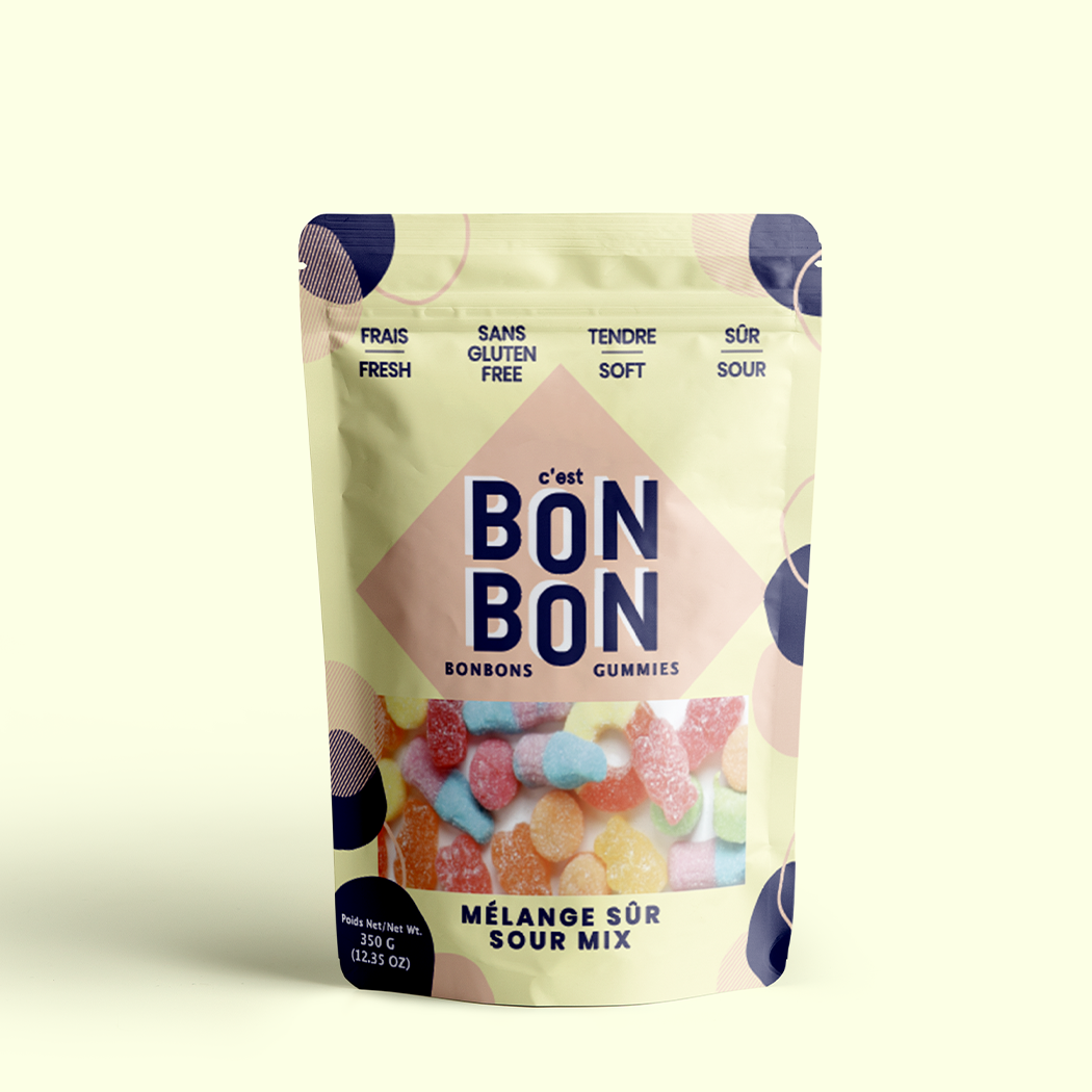 La boîte à bonbons - Vente Bonbons gélifiés - Mélange sûr - Grand format - Bonbons gélifiés2