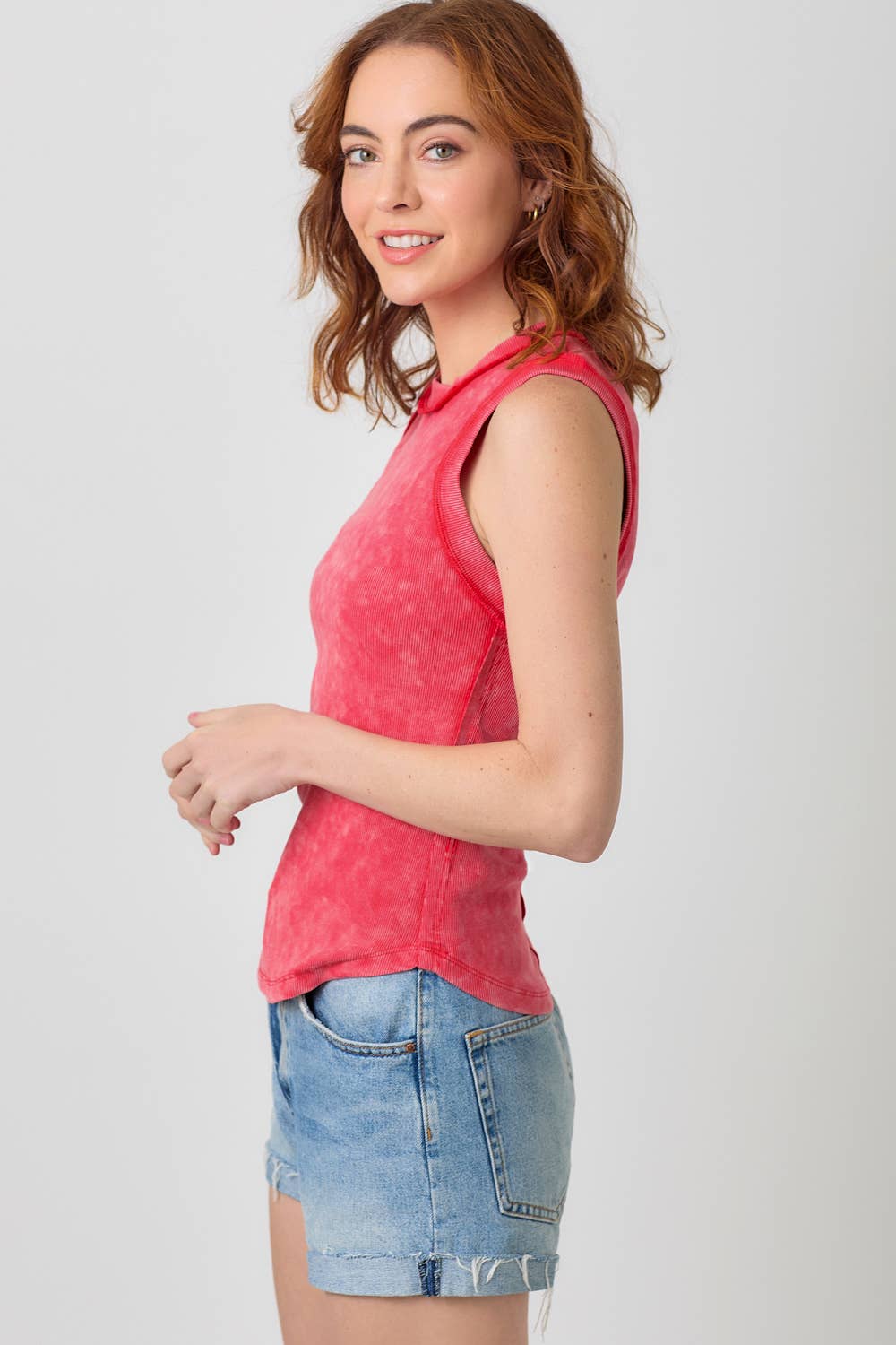 Mystree - Wholesale Tank Top - Women's - 60556 Exposed Seaming Ribbed Tank12