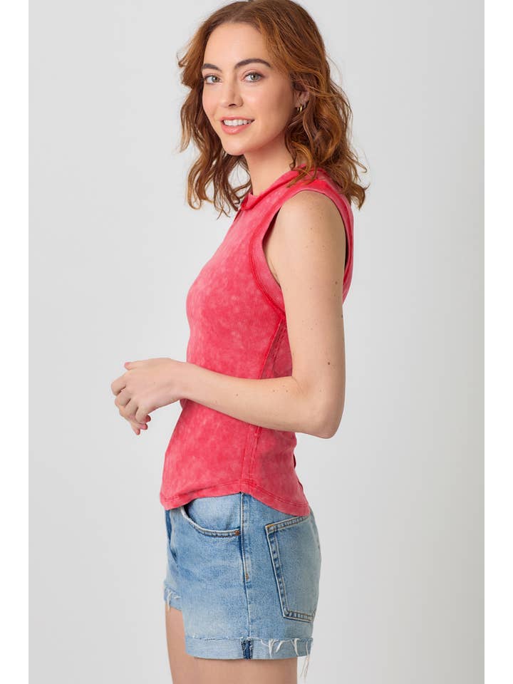 Mystree - Wholesale Tank Top - Women's - 60556 Exposed Seaming Ribbed Tank12