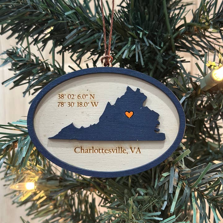 College personalized gift - University of VA Ornament for wholesale by Gifts By Grace