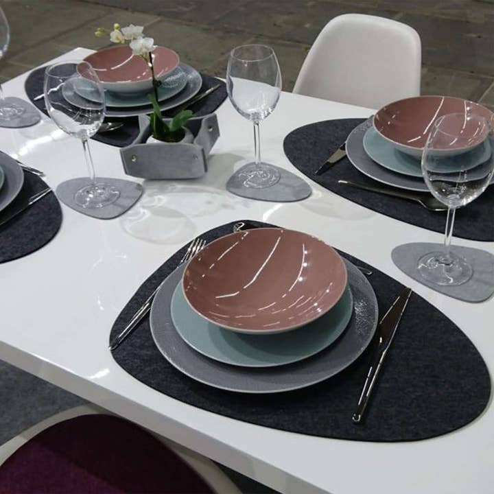 Set de 6 sets de table Violan® Wave 35 x 46 cm, épaisseur 4 mm pour la vente par Metz Textil & Design GmbH