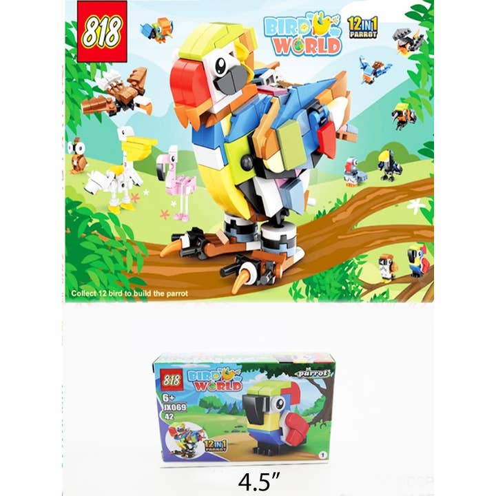 Birds Building Block Assembly Toy for wholesale by Funteze