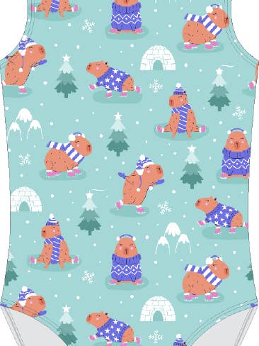 Capy Christmas Doll Size Leotard for wholesale by Destira