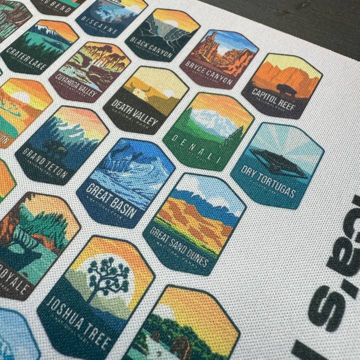 National Parks and Beyond - Wholesale Mousepad/Trackpad - All 63 National Parks Neoprene Mouse Pad4