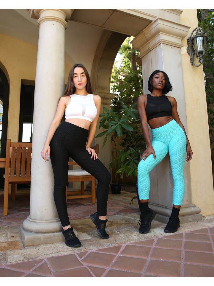 Lenawee Moda - Wholesale Athletic/Lounge Leggings - Women's - Bentley Leggings - Black13