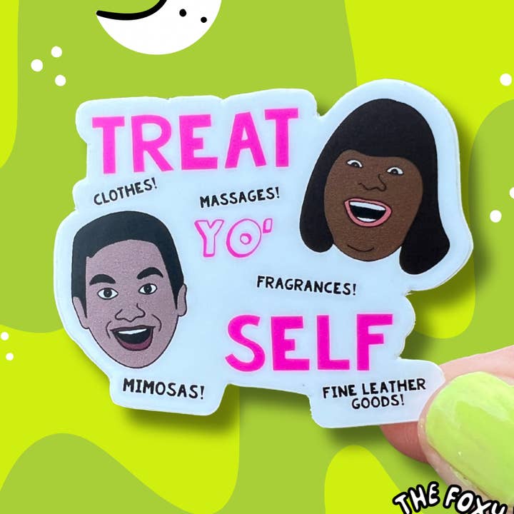 Treat Yo - Adesivo in vinile per la vendita all'ingrosso da parte di The Foxy Hipster
