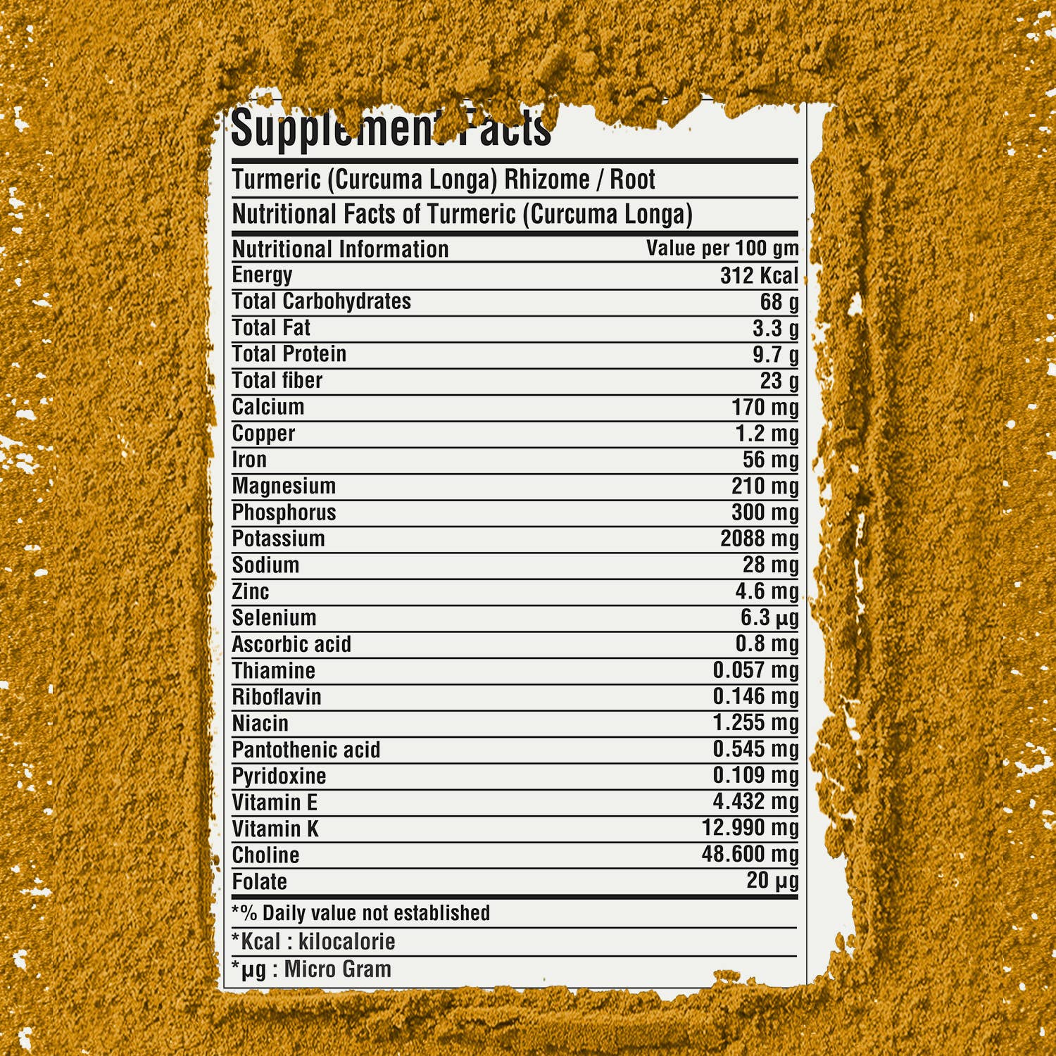 HerbsForever - Wholesale Protein/Superfood Powder - Turmeric Powder Non GMO Vegan 454 gms2