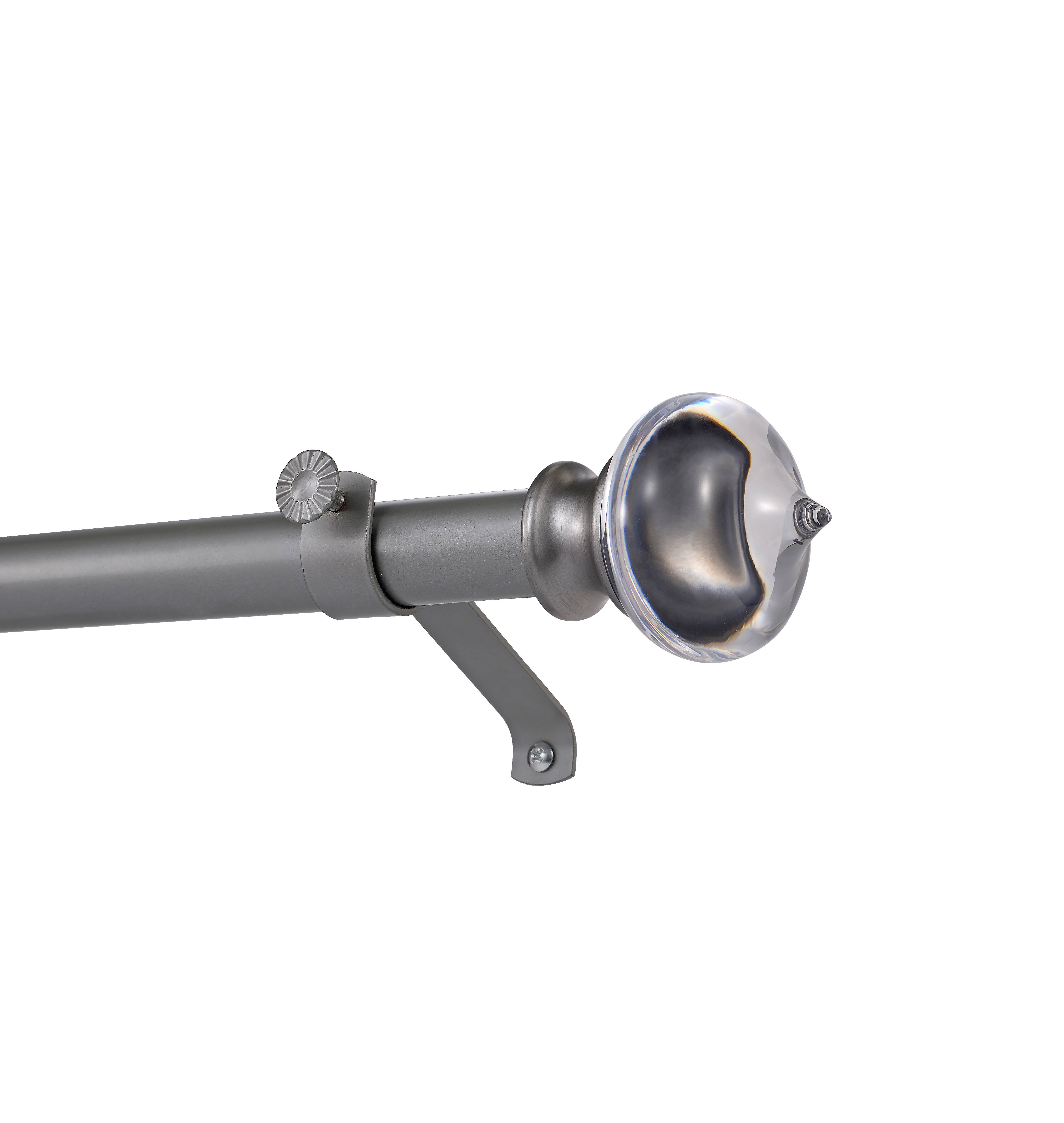 Taylor & Tailor - Wholesale Curtain Rod - Tailor & Taylor Curtain Rod Set With Acrylic Finials5