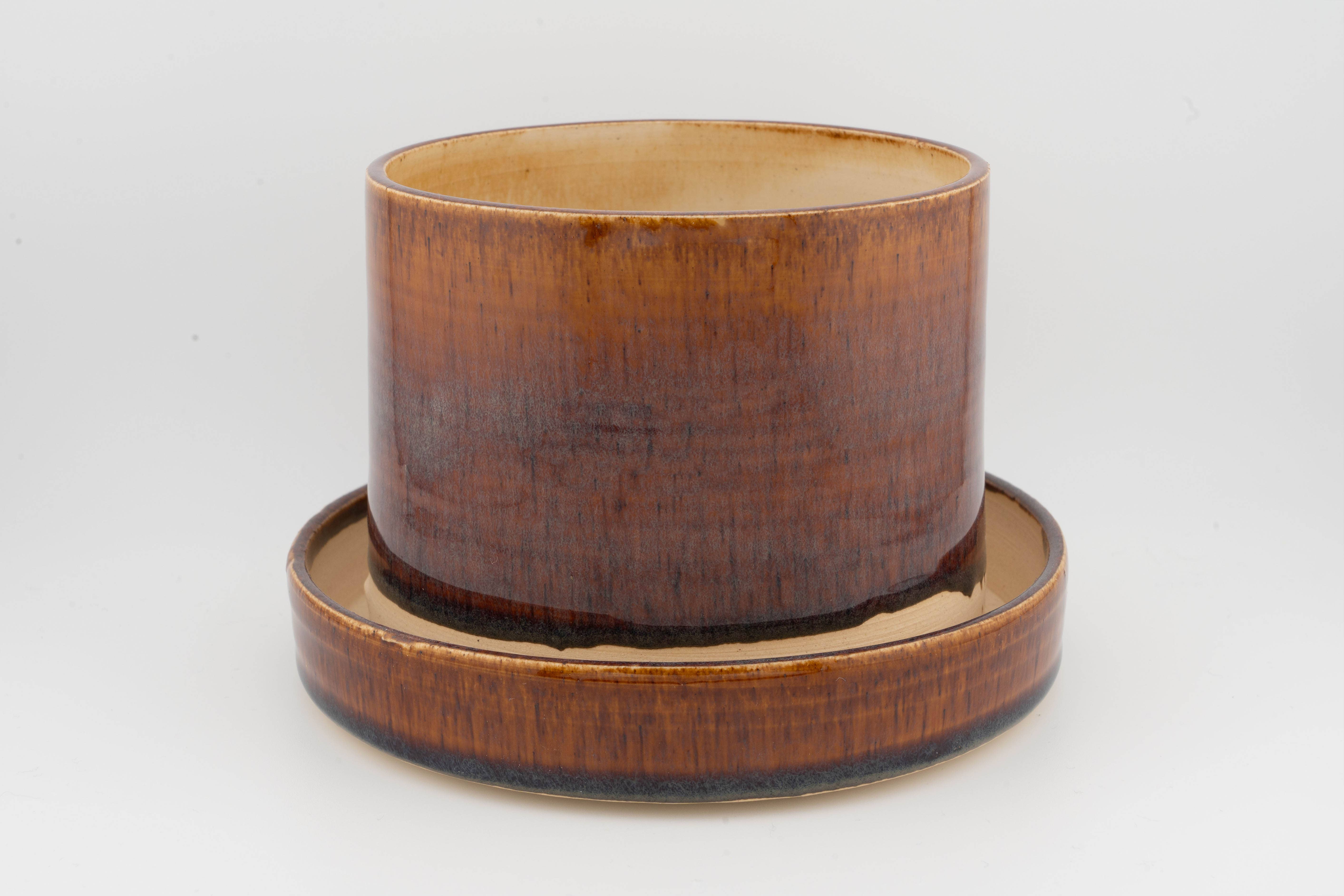 Swan City Ceramics - Wholesale Plant Pot - 4" x 4" Planter attached base drainage, Handmade Ceramic8