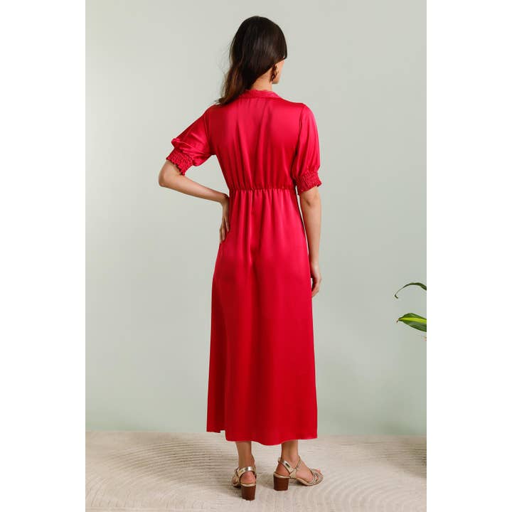 LORIANE - Wholesale Dress - Women's - 10037 Long plain dress