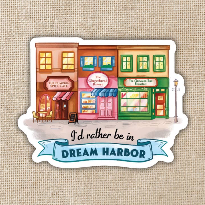 I’d Rather Be in Dream Harbor Sticker | Dream Harbor for wholesale by Kingdom of Threads