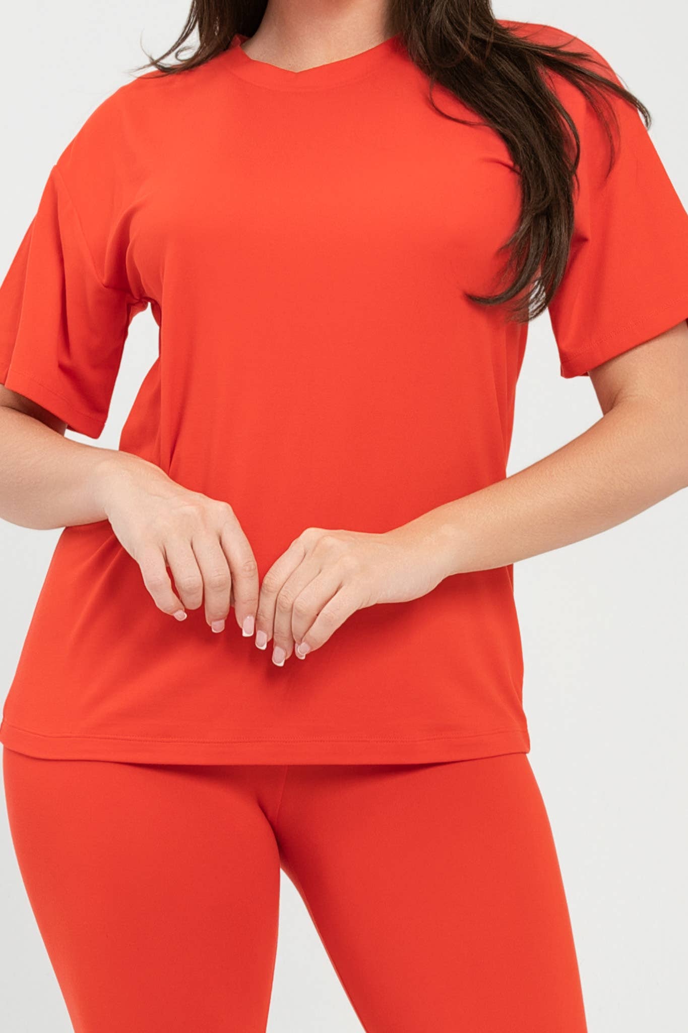 Julia by LoveJ – wholesale Set med topp och byxa – Dam – Set med borstad Dty rundhalsad topp och leggings28