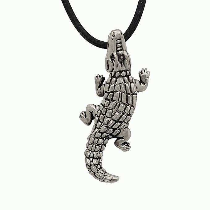 The Sparkling Pebble - Venta al por mayor Collares con colgantes/abalorios - Colgante de cocodrilo