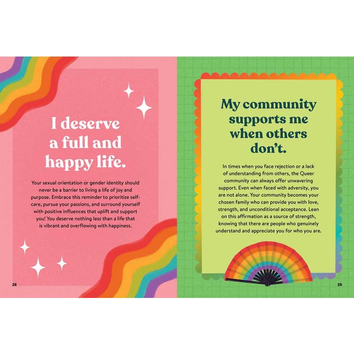 Simon & Schuster - Wholesale Book - Adult - Affirmations for Queer People by Jess Vosseteig