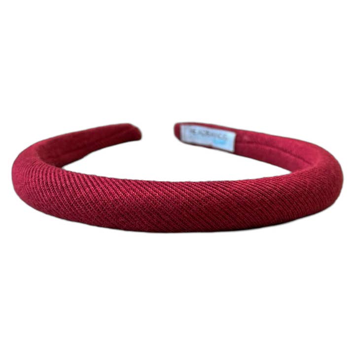 Headbands of Hope | One Purchased One Donated – wholesale Fashion headband – women's – Padded Thin Velvet Headband - Crimson Red2