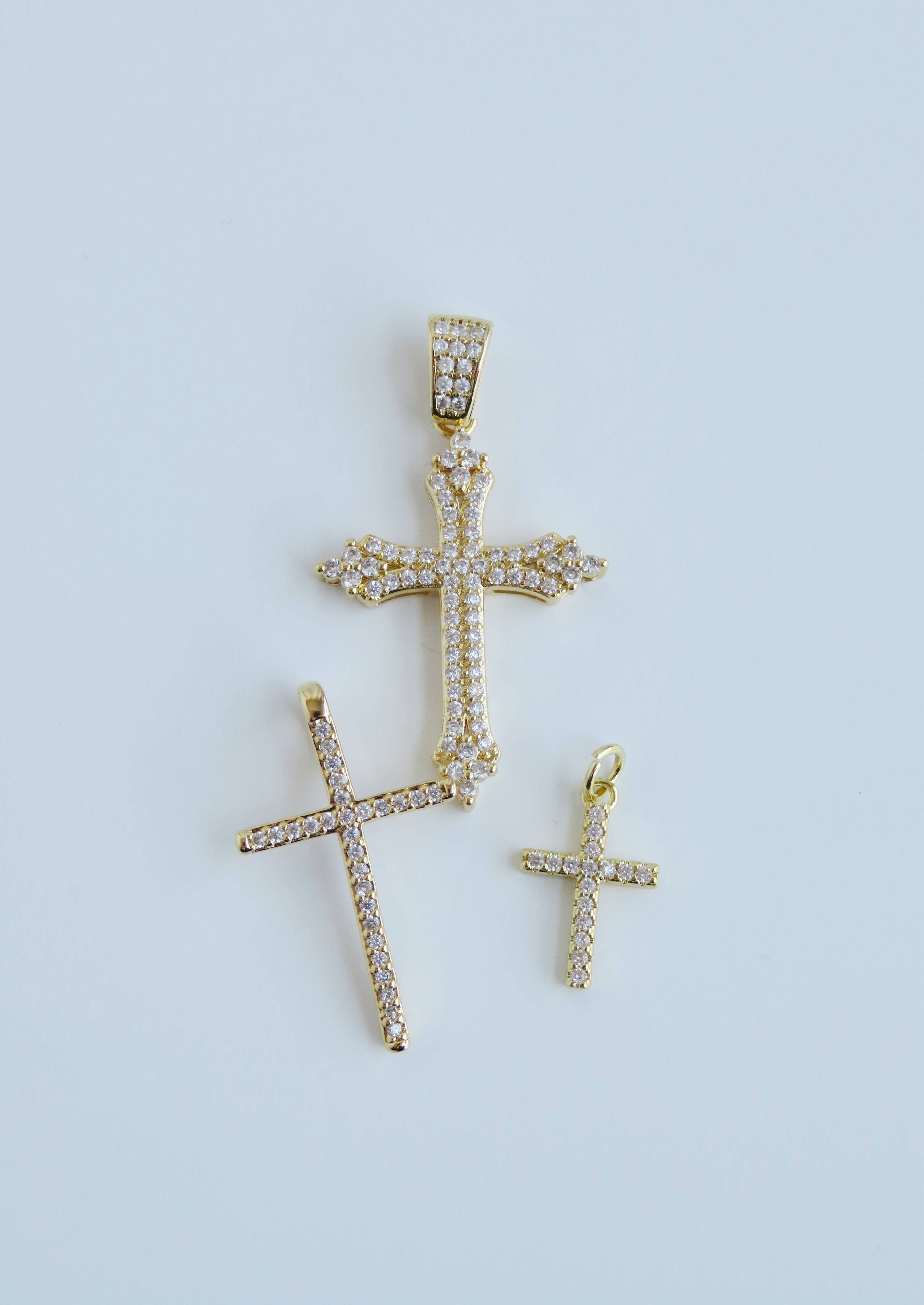 Boutique Suarez Co. - Wholesale Individual Charm/Pendant - Diamond Crosses5
