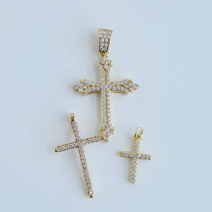Boutique Suarez Co. - Wholesale Individual Charm/Pendant - Diamond Crosses5