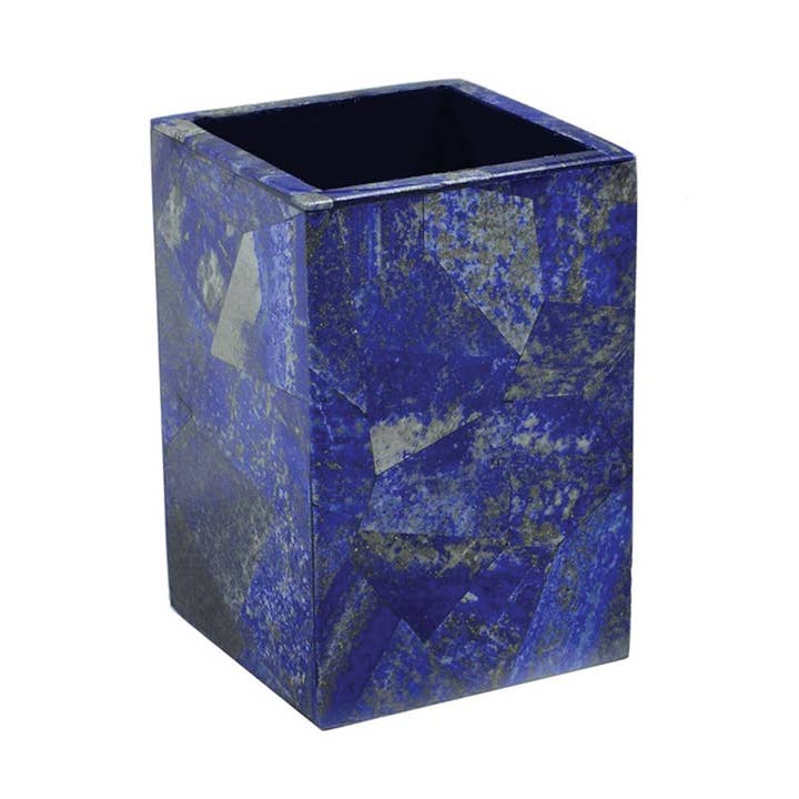 Porte-pinceaux en lapis-lazuli pour la vente par ETEREO New York