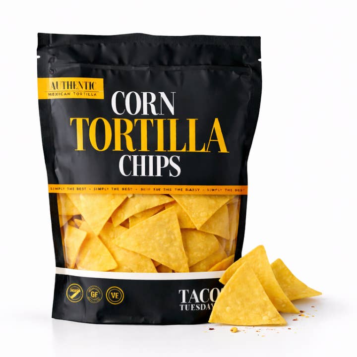 Simply The Best Authentic Mexican Tortilla Chips for wholesale by Taco Tuesdays