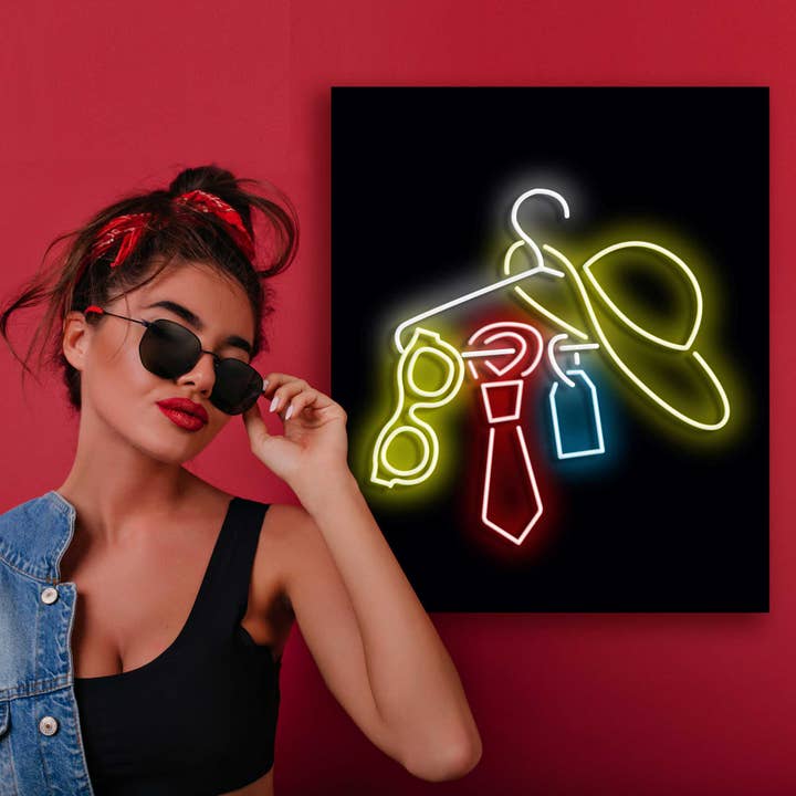 Mad About Neon – wholesale Neonskylt – LED Neonskylt KLÄDHÄNGARE med fjärrkontroll
