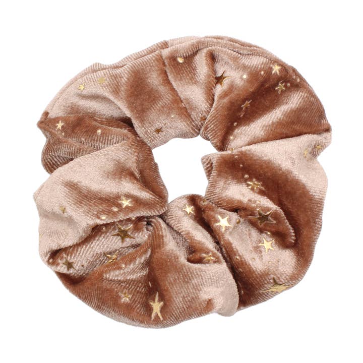 Chouchou Stella Velvet Star - Caramel pour la vente par LUNA CHARLES EMRA LTD