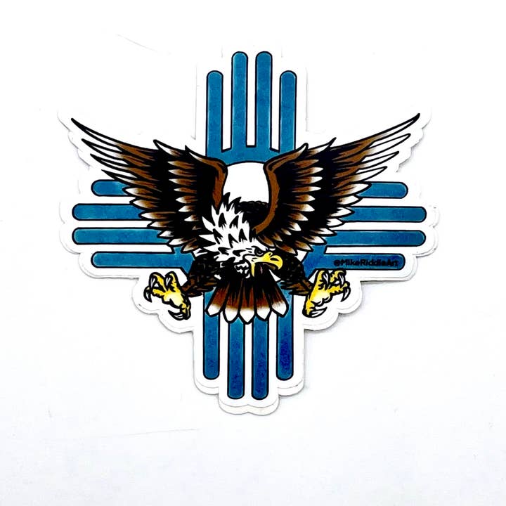 Eagle Zia- Sticker for wholesale by Metal the Brand