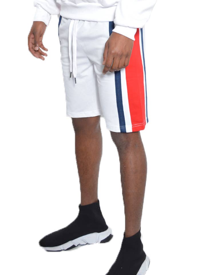 Color Block Stripe Shorts for wholesale by WEIV