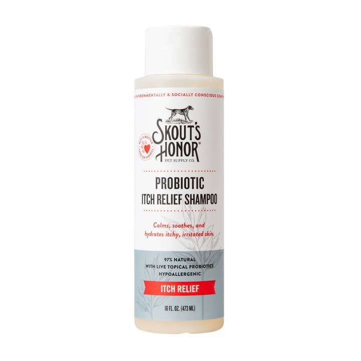 Pet Palette Distribution - Wholesale Pet Shampoo - Dog - Skout's Honor Probiotic Shampoo Conditioner Itch Relief 16oz