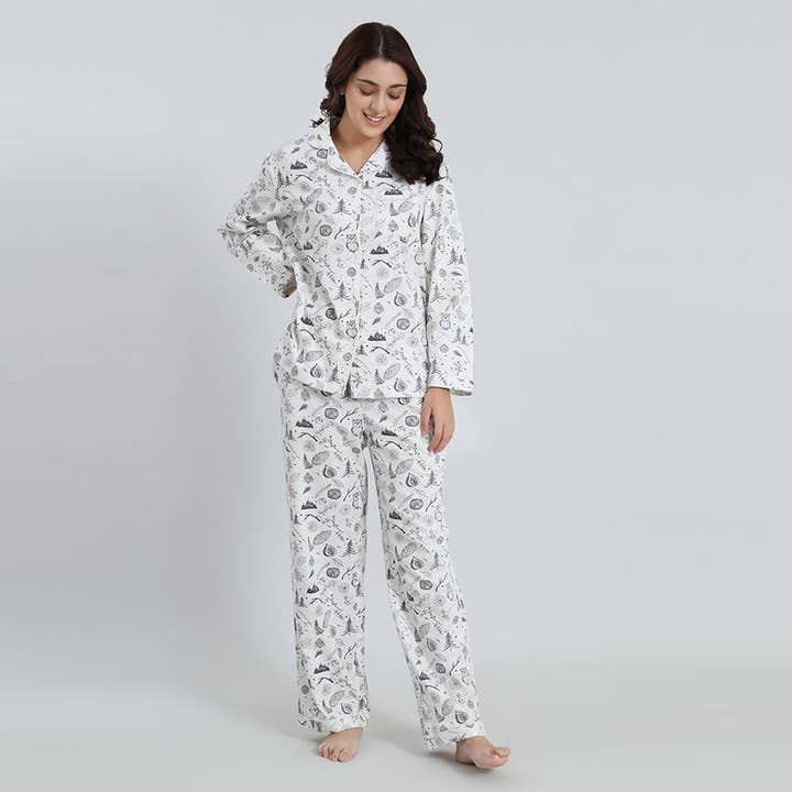 Winter Forest PJ Set for wholesale by Mahogany