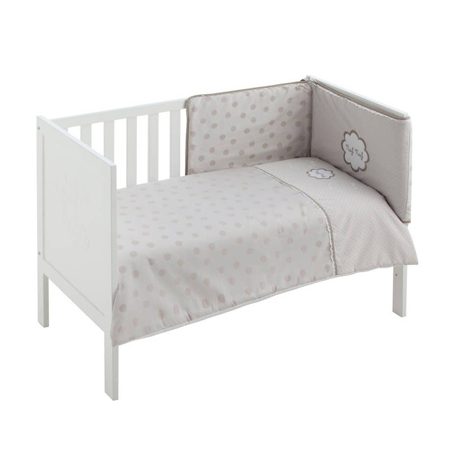 S&P NEWBORN, S.L.(Naf Naf ) - Wholesale Bed - Kids & Baby - SET NORD+PROT 100% COT BORD THREE CHIC2