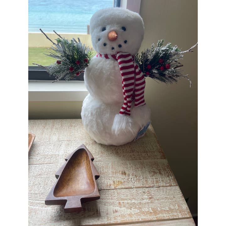 Woodware&Co - Wholesale Decorative Plate/Dish/Bowl - Mini Christmas Tree Wood Bowl2