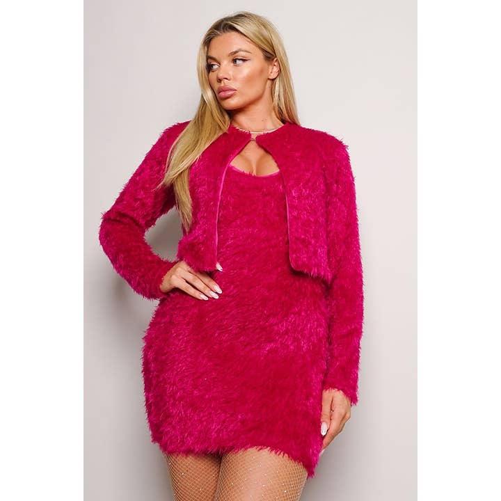 CEFIAN FASHION - Wholesale Cardigan – Women’s - LUXE SOPHIE WARM AND FUZZY CARDIGAN TOP