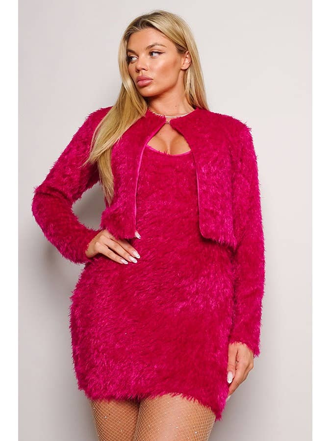 LUXE SOPHIE WARM AND FUZZY CARDIGAN TOP and other Purchase Wholesale shaggy jacket. Free Returns & Net 60 Terms on Faire trending on Faire.