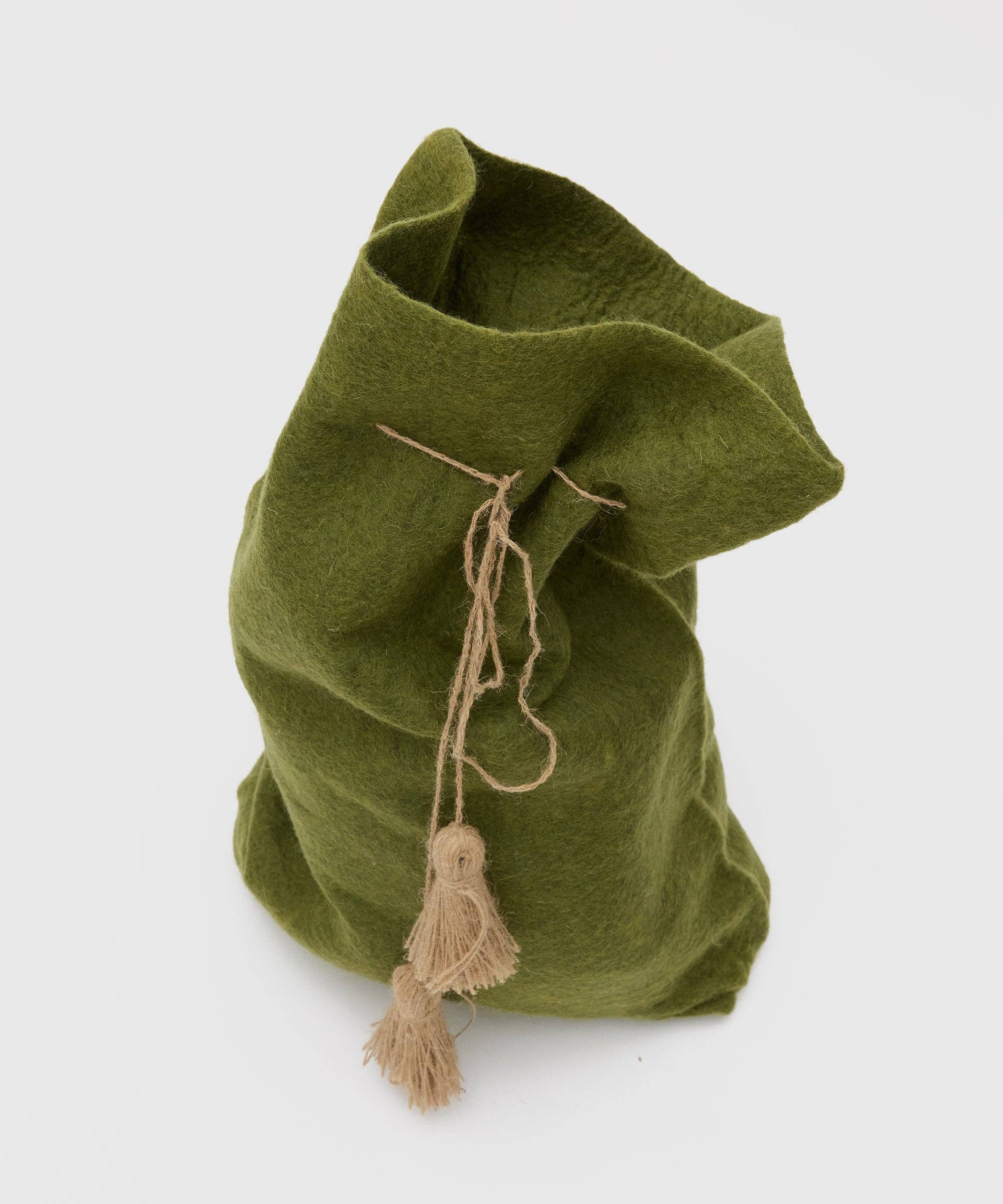 Philé - Wholesale Christmas Decoration - Christmas Santa Sack - Green3