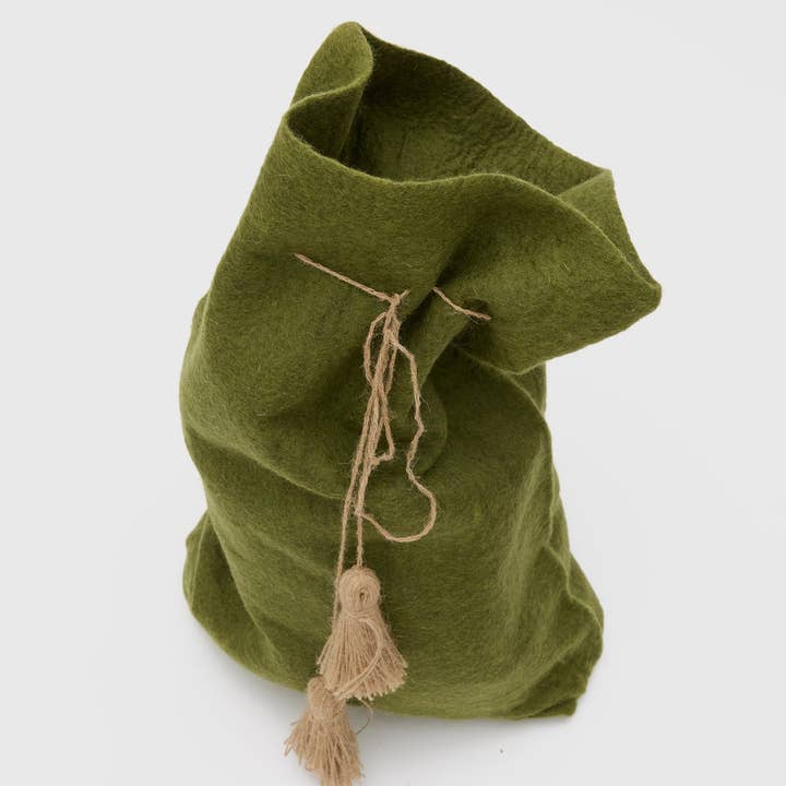 Philé - Wholesale Christmas decoration - Christmas Santa Sack - Green3