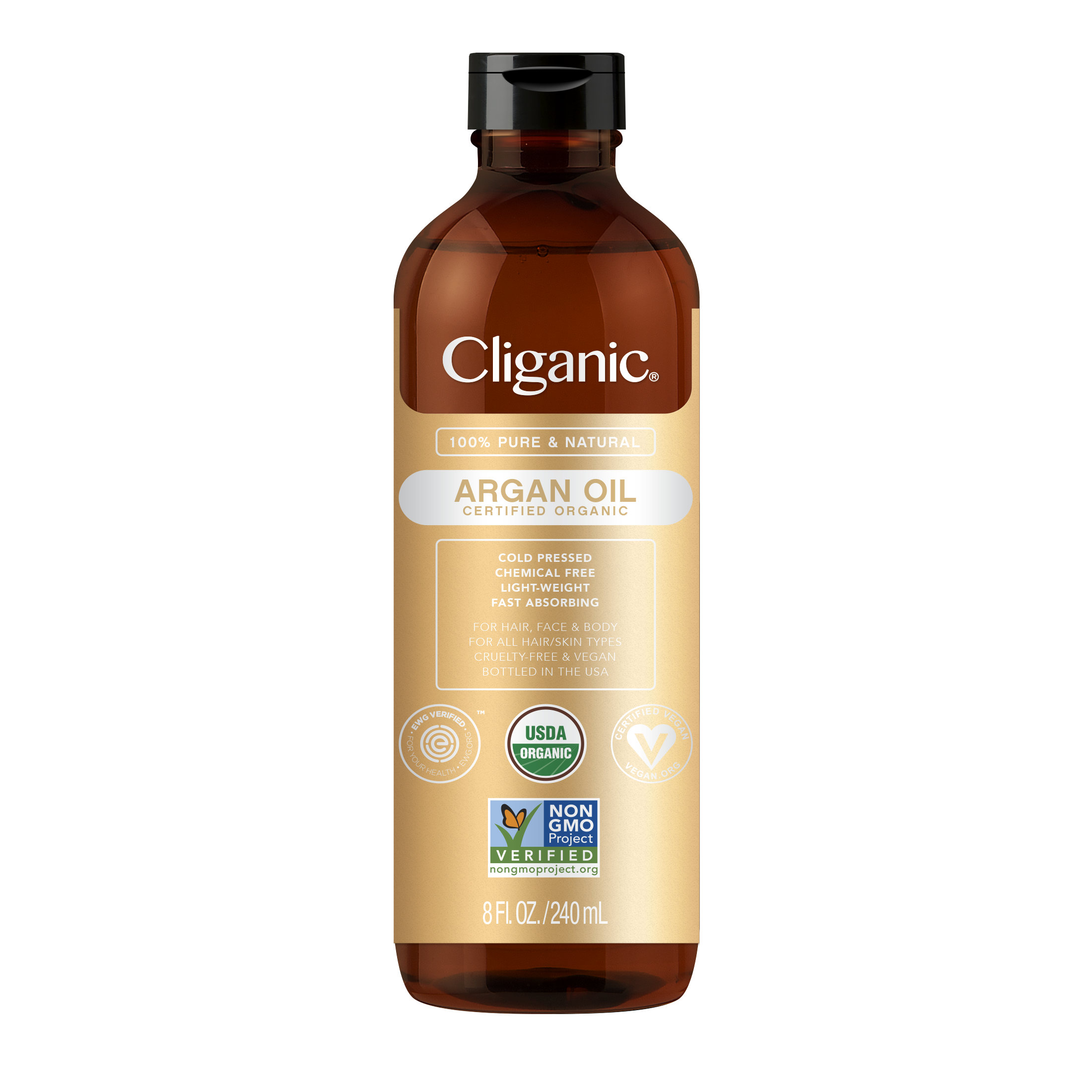 Cliganic - Wholesale Bath/Body Oil - Carrier Oils - Organic Argan Oil1