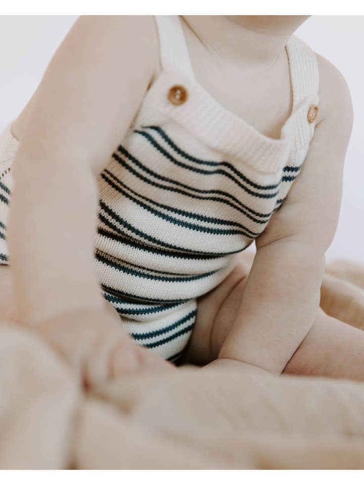 Dear Hayden - Vendita all'ingrosso Tutina (senza piedini) - Neonati - Pagliaccetto a righe in maglia di cotone biologico8