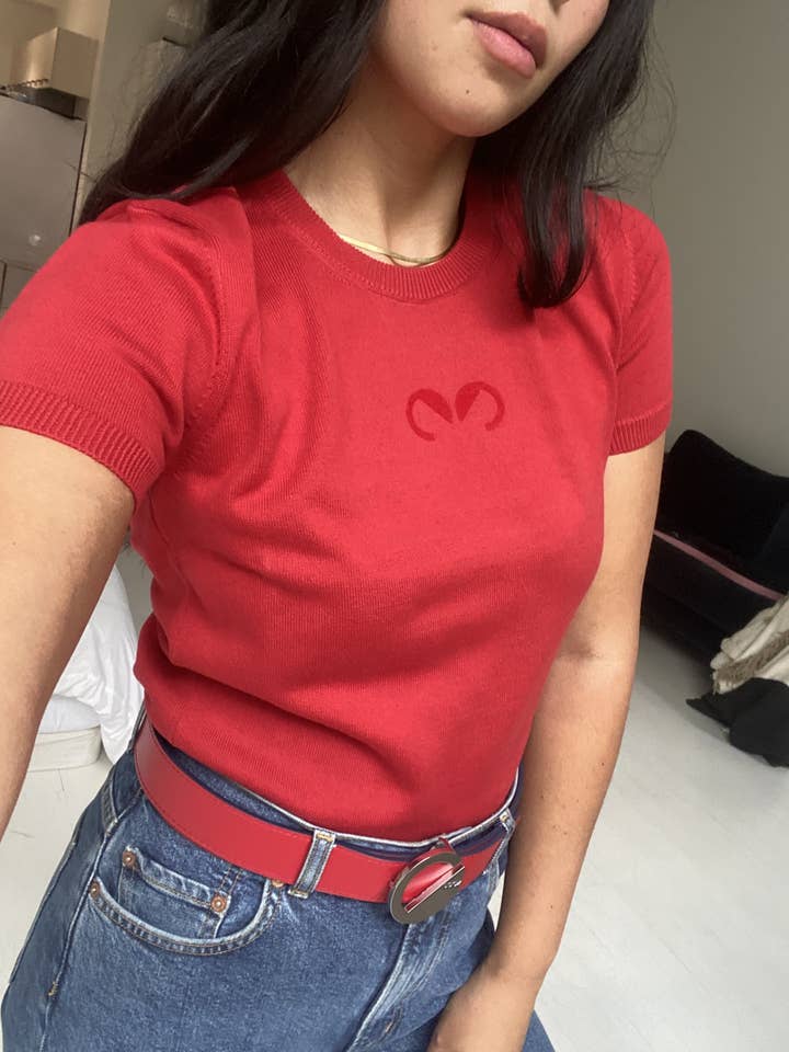 DOOZ - Vendita all'ingrosso Maglietta - Donna - T-shirt in maglia Ariete