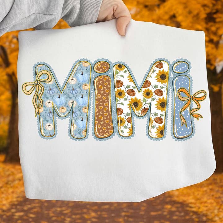 Floral Fall Mimi Shirt, Retro Autumn Floral Mimi Sweatshirt for wholesale by NVC Ecommerce LLC