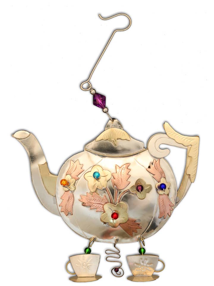 Tea-Riffic Ornament for wholesale by Pilgrim Imports