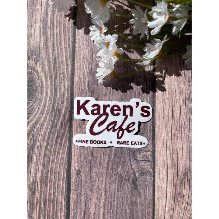 Karen's Cafe: One Tree Hill-Themed Waterproof Sticker/Magnet for wholesale by JG Sticker Shop