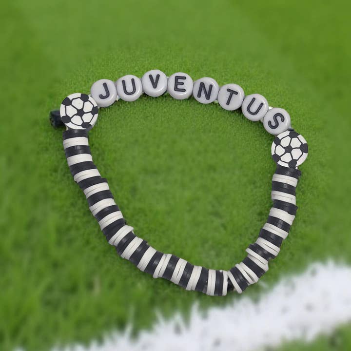 Ka_Creative_Art - Wholesale Beaded Bracelet - Juventus Bracelet – Bianconeri Elegance0