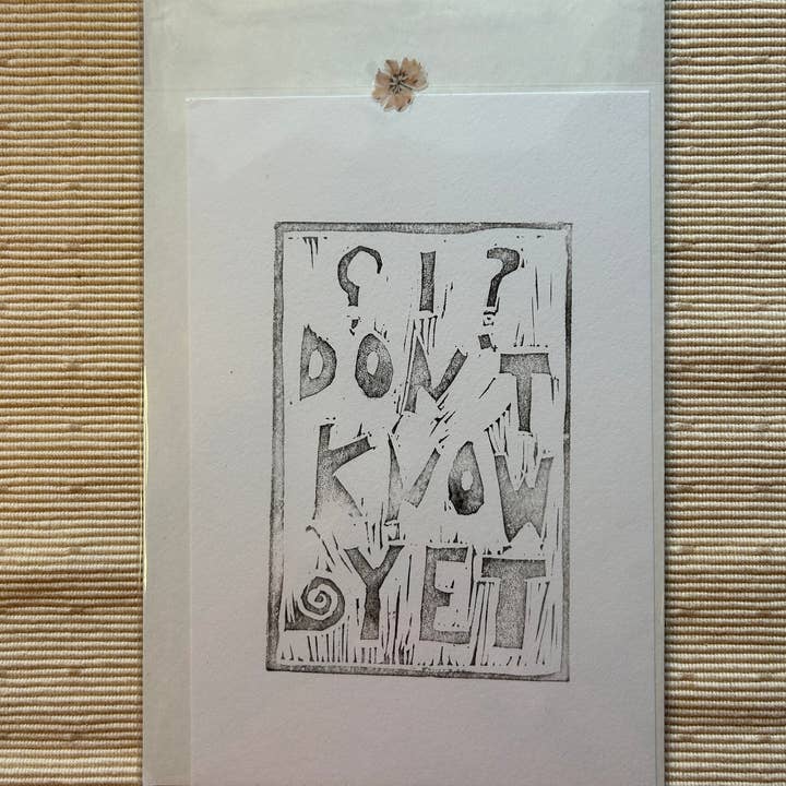 the (trans)cribe - Wholesale Art Print - Handmade Linocut Print2