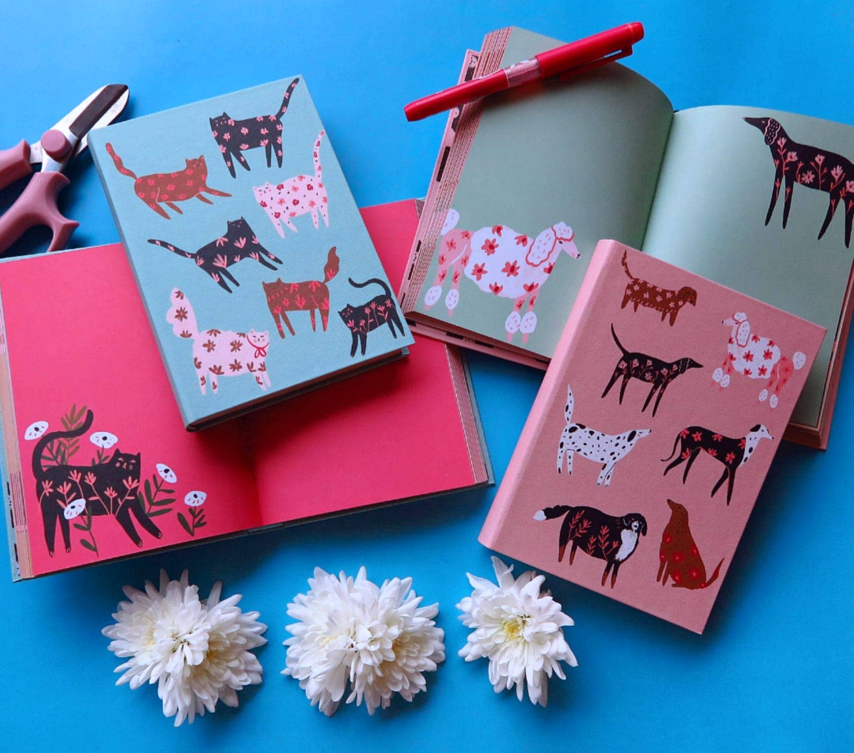 Roger La Borde - Wholesale Journal/Diary - Cinnamon Cats Illustrated journal  - AS 0519