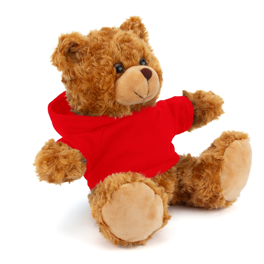 Plushland – wholesale Stuffed/plush toy – Kids & baby – 11" Personalized Teddy Bear in Hoodie | Custom Sitting Bear32
