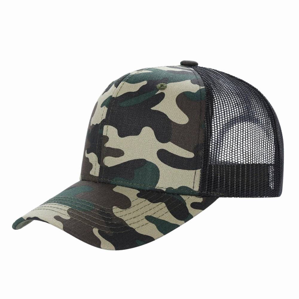 DOBBI – Großhandel Trucker-Cap – Unisex – Curve Trucker Mesh-Mütze mit 6 Paneelen11